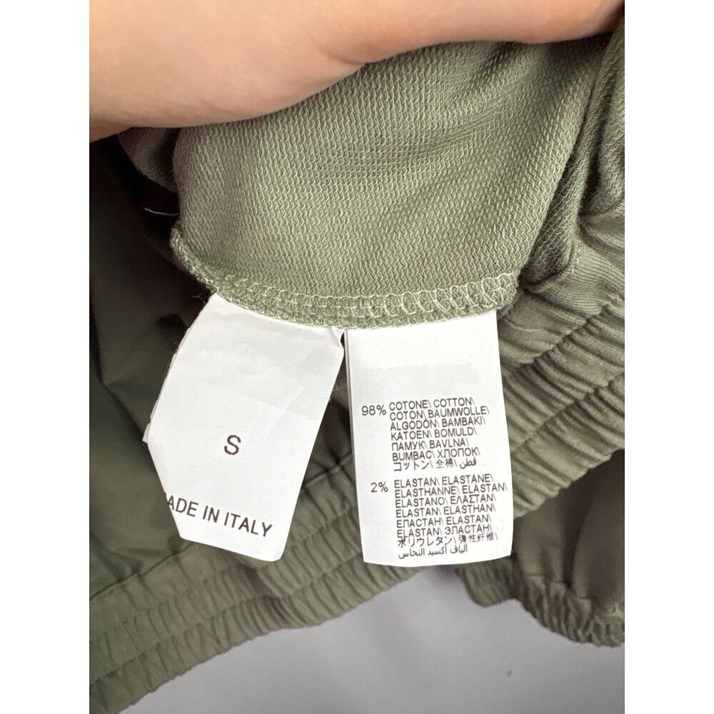Women’s Brunello Cucinelli Small Olive Green Zip-Up Hoodie - Picture 5 of 5